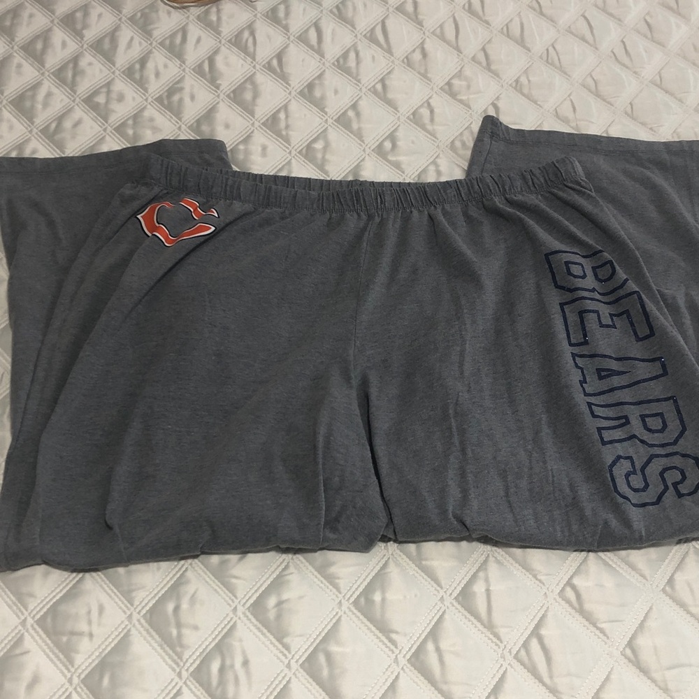 Chicago Bears NFL Apparel Women’s 18/20 Lounge Wear Pajama Pants w Elastic Waist